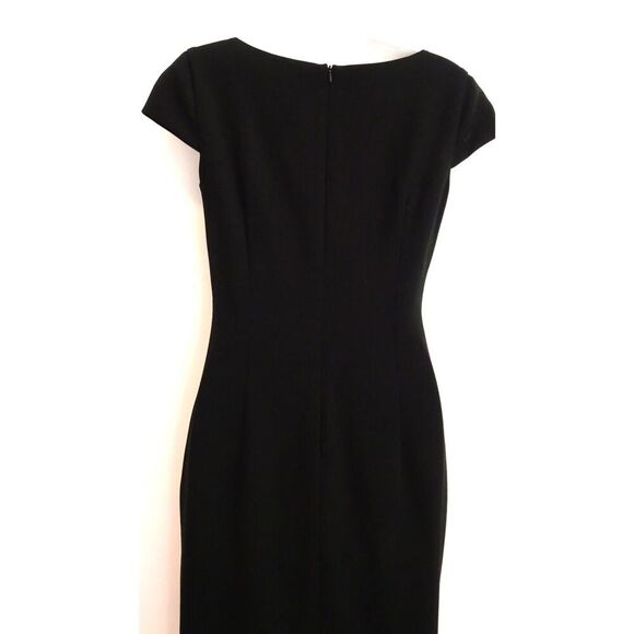 Black Halo Women's Kusia Cap Sleeve Midi Sheath Dress Sz 2 NWOT 498 - Picture 3 of 13